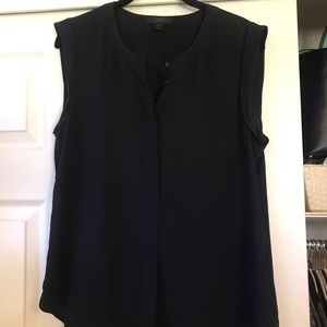 Plain Navy Blouse